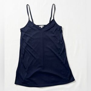 Ophelia Roe Navy V-Neck Spaghetti Strap Tank Top